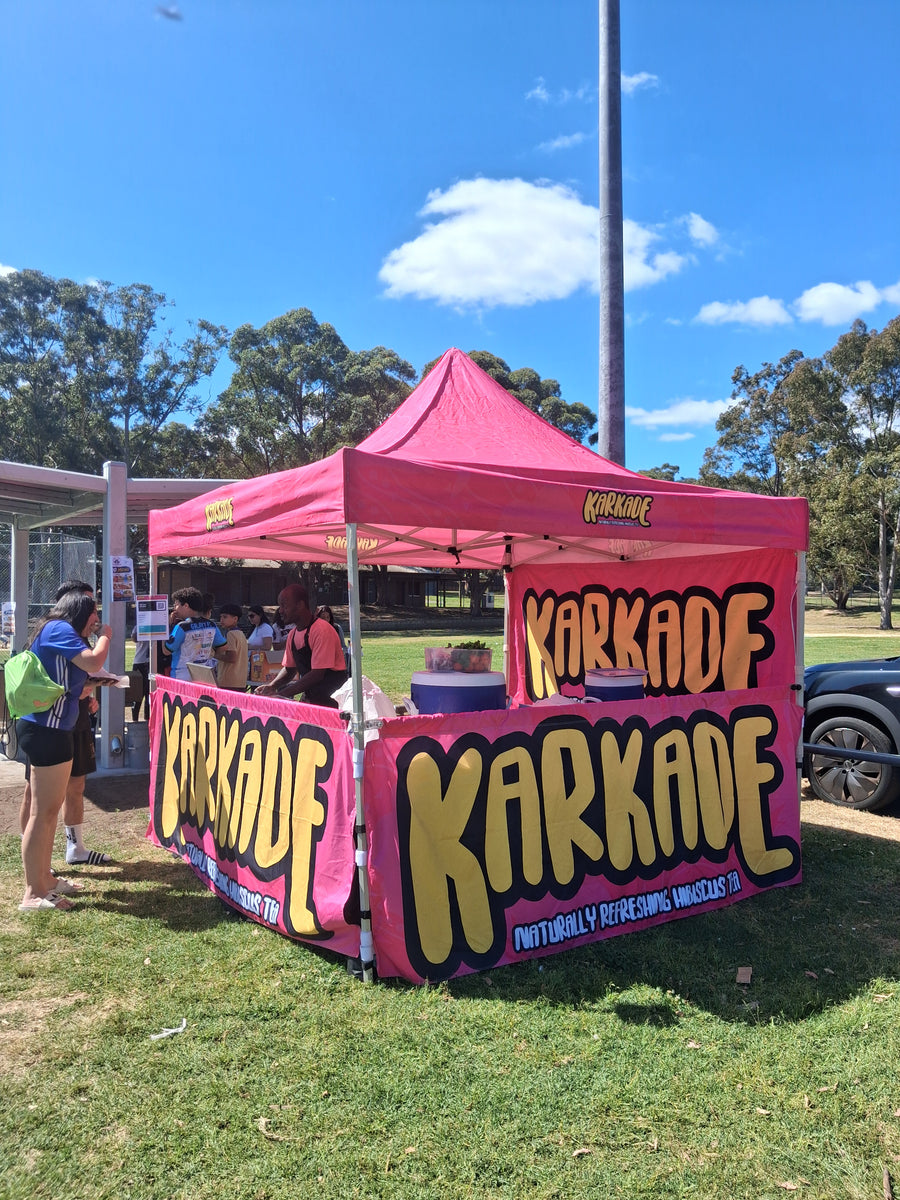 The Karkade stall at the Coptic FC Nayrouz Cup